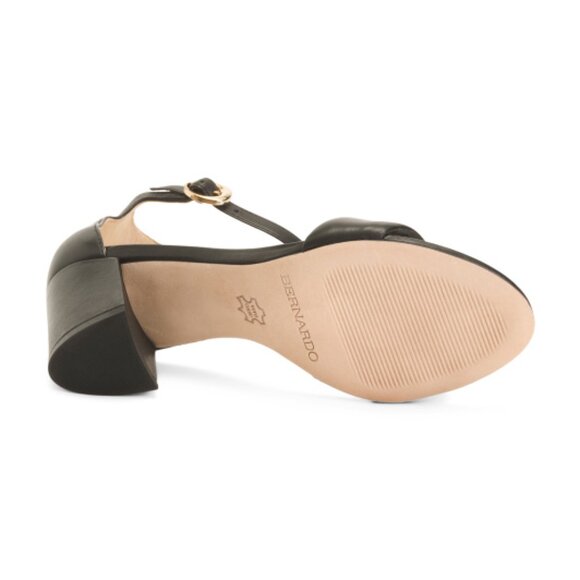 BERNARDO Made In Brazil Leather Bowie Heels - Picture 3 of 3